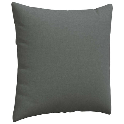 vidaXL Sofakissen 2 pcs Dunkelgrau 80 x 80 cm Stoff
