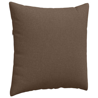 vidaXL Sofakissen 2 pcs Braun 80 x 80 cm Stoff
