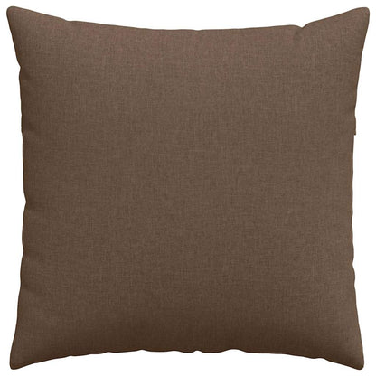 vidaXL Sofakissen 2 pcs Braun 80 x 80 cm Stoff