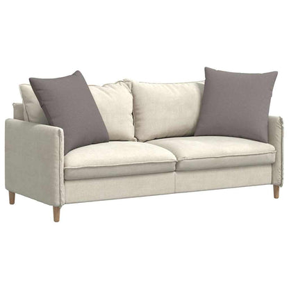 vidaXL Sofakissen 2 pcs Taupe 80 x 80 cm Stoff