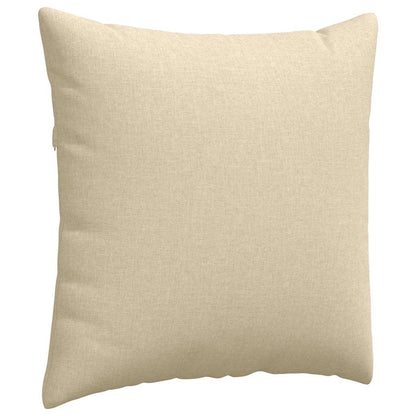 vidaXL Sofakissen 2 pcs Creme 80 x 80 cm Stoff