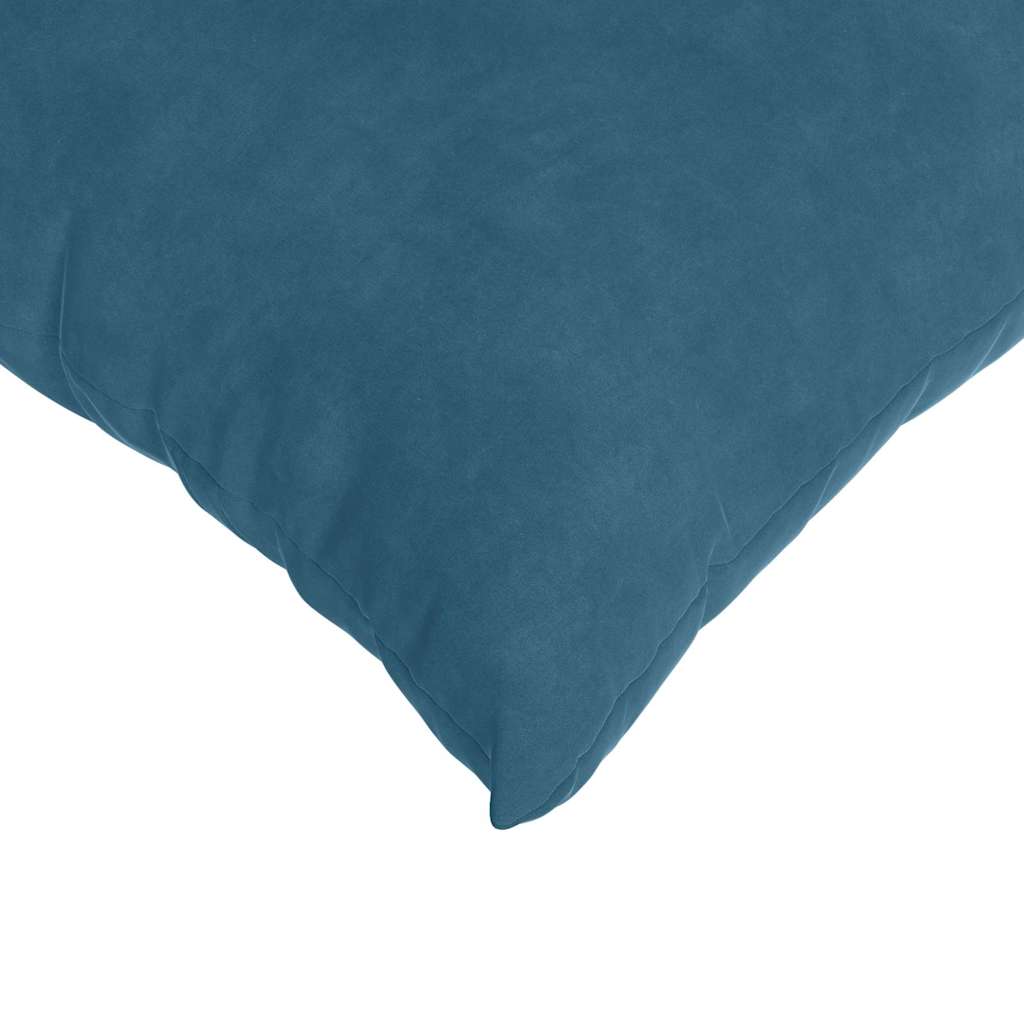 vidaXL Sofakissen 2 Stück Blau 80 x 80 cm Cordstoff