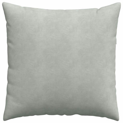 vidaXL Sofakissen 2 Stück Hellgrau 80 x 80 cm Cordstoff