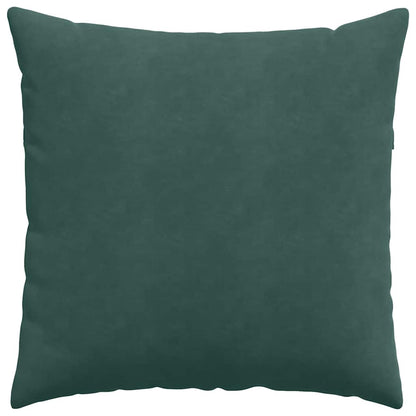 vidaXL Sofakissen 2 Stück Dunkelgrün 80 x 80 cm Cordstoff
