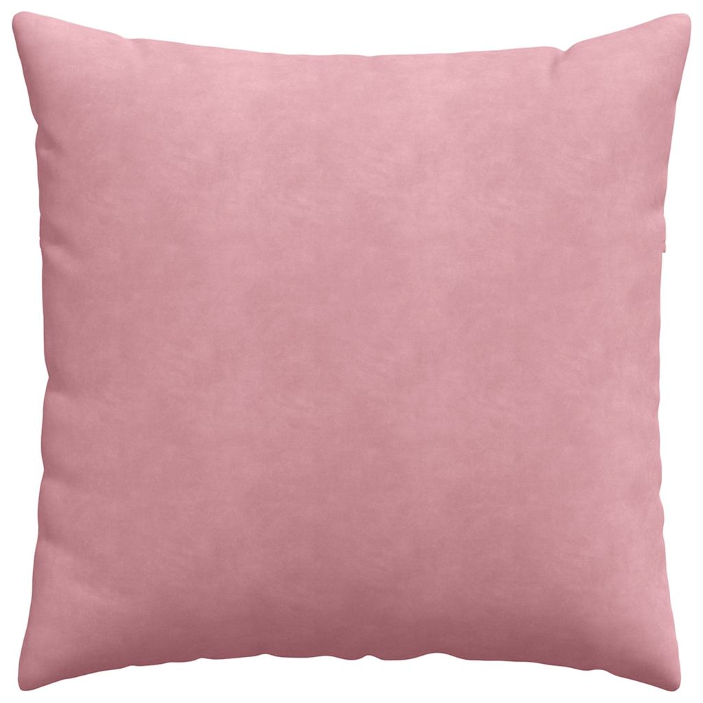 vidaXL Sofakissen 2 Stück Rosa 80 x 80 cm Cordstoff