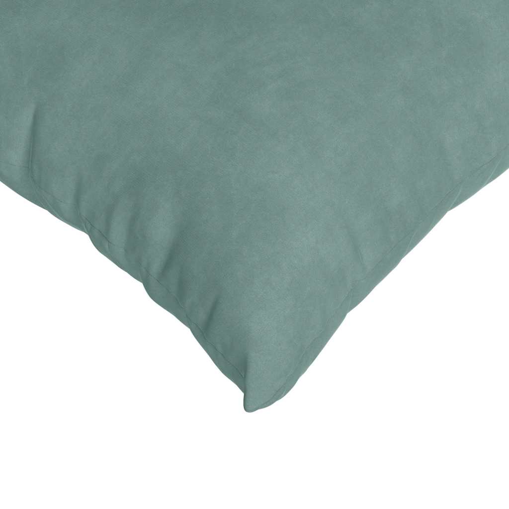 vidaXL Sofakissen 2 Stück Meergrün 80 x 80 cm Cordstoff