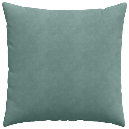 vidaXL Sofakissen 2 Stück Meergrün 80 x 80 cm Cordstoff