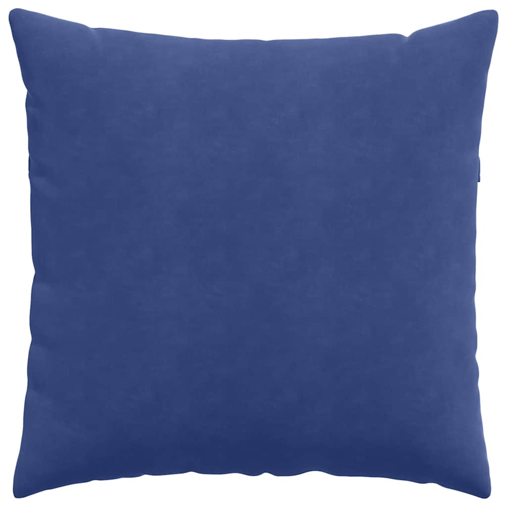 vidaXL Sofakissen 2 Stück Polizeiblau 80 x 80 cm Cordstoff