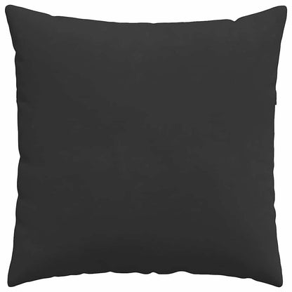 vidaXL Sofakissen 2 Stück Schwarz 80 x 80 cm Stoff