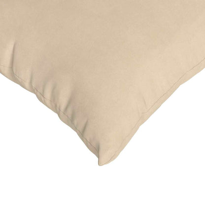 vidaXL Sofakissen 2 Stück Creme 80 x 80 cm Stoff