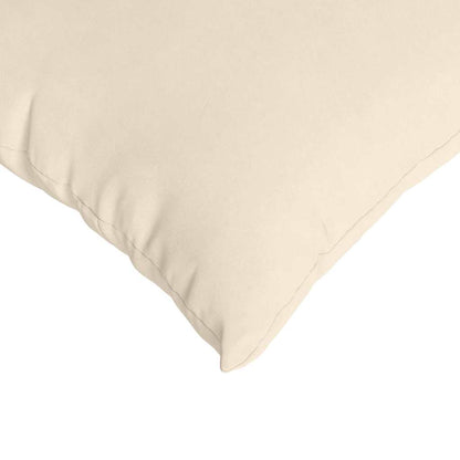 vidaXL Sofakissen 2 Stück Beige 80 x 80 cm Stoff