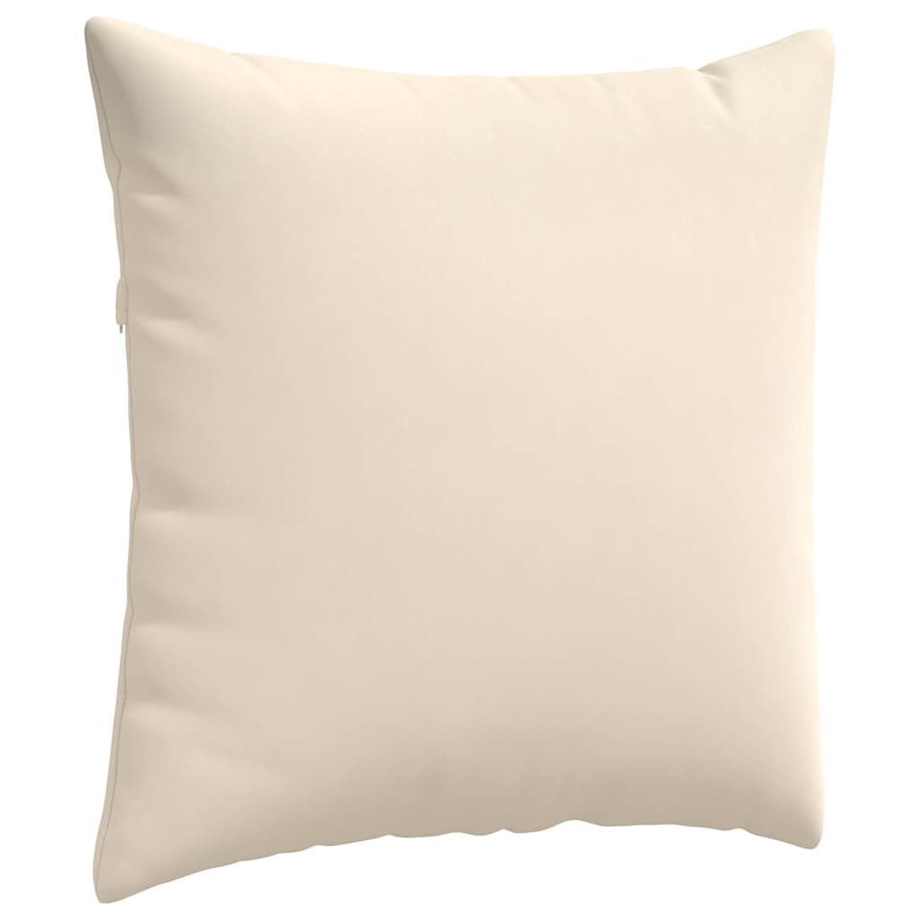 vidaXL Sofakissen 2 Stück Beige 80 x 80 cm Stoff
