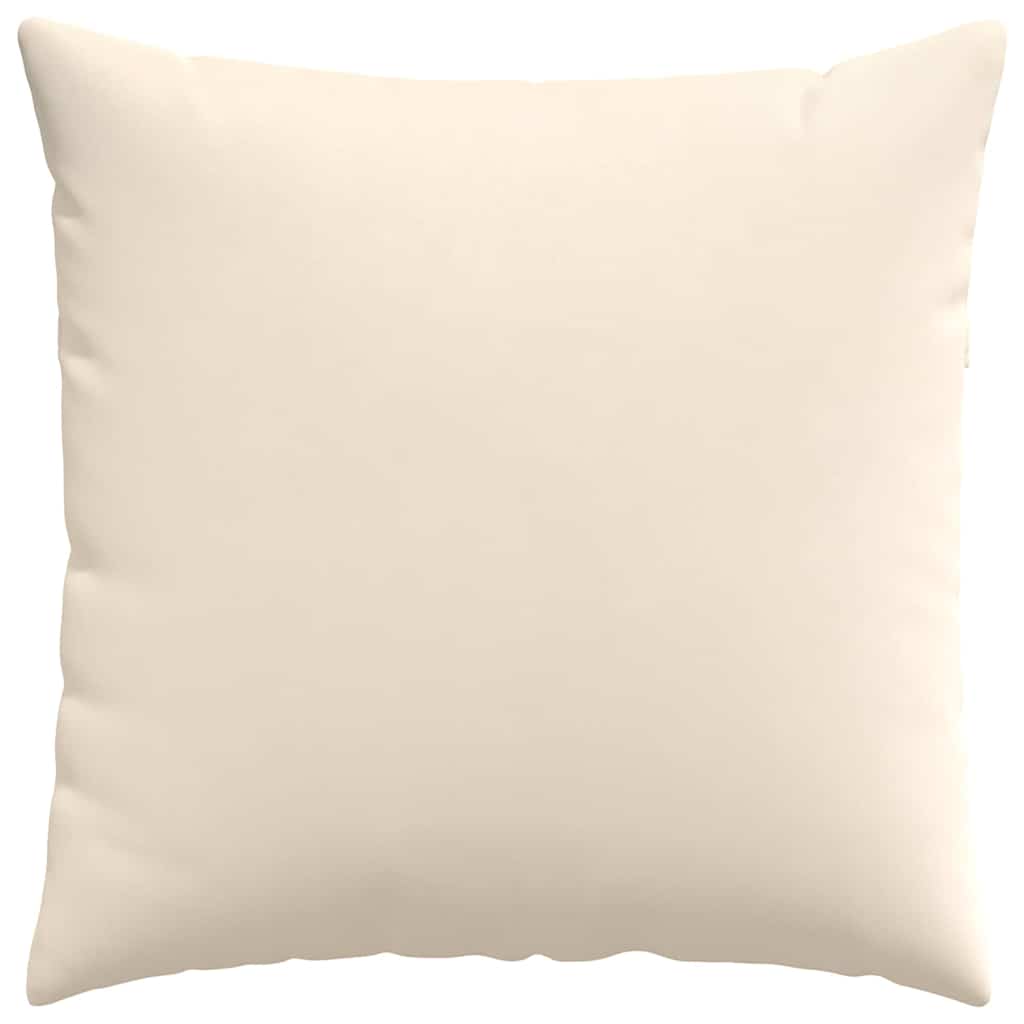 vidaXL Sofakissen 2 Stück Beige 80 x 80 cm Stoff