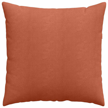 vidaXL Sofakissen 2 Stück Rot-Orange 80 x 80 cm Cordstoff