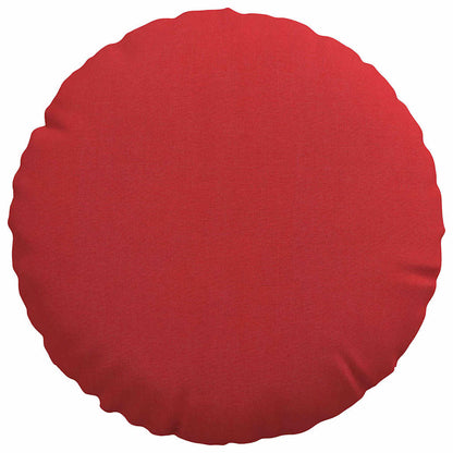 vidaXL Sitzkissen 2 pcs Rot Ø30 x 13 cm Stoff