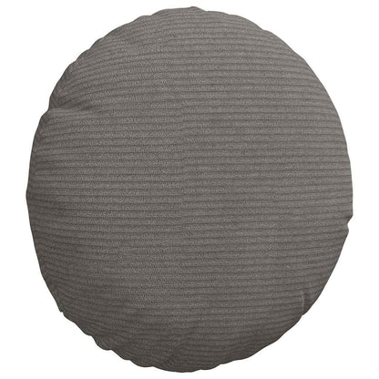 vidaXL Sitzkissen 2 pcs Hellgrau Ø 30 x 13 cm Cordstoff