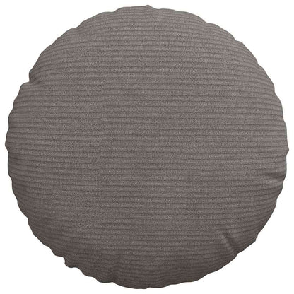 vidaXL Sitzkissen 2 pcs Hellgrau Ø 30 x 13 cm Cordstoff