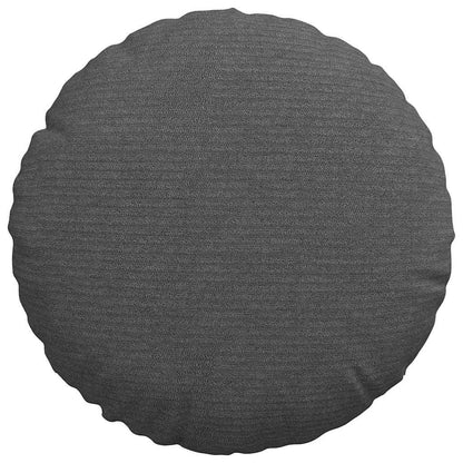 vidaXL Sitzkissen 2 pcs Dunkelgrau Ø 30 cm Cordstoff