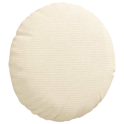 Sitzkissen 2 pcs Creme Ø 30 cm Cordstoff