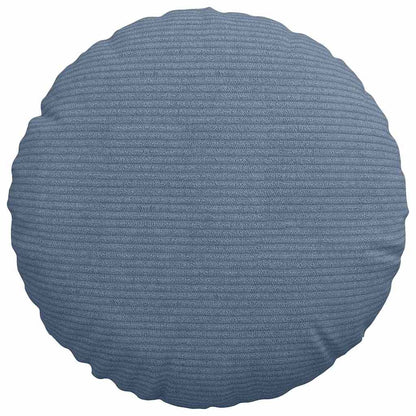 vidaXL Sitzkissen 2 pcs Blau Ø 30 cm Cordstoff