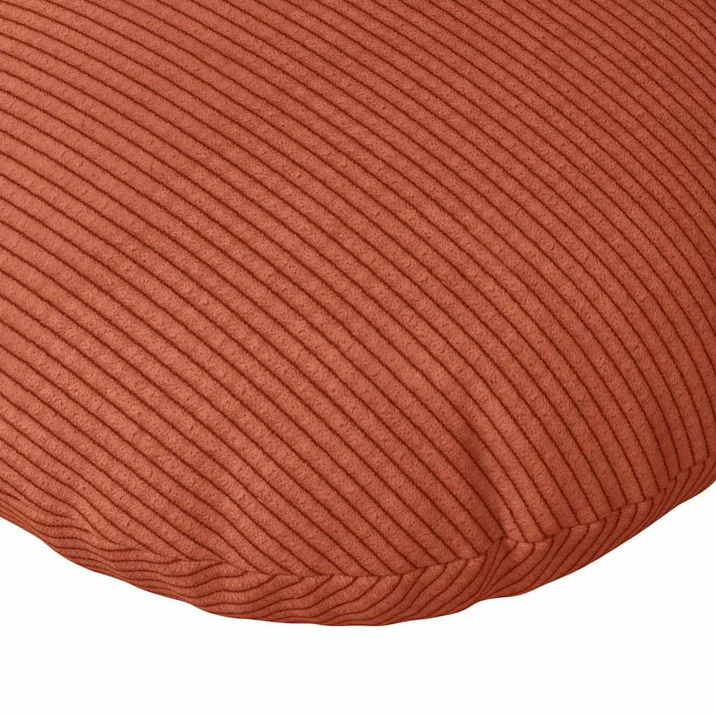 vidaXL Sitzkissen 2 pcs Rot-Orange Ø 30 cm Cordstoff