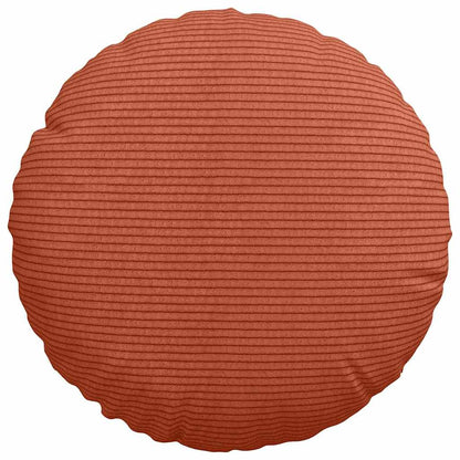 vidaXL Sitzkissen 2 pcs Rot-Orange Ø 30 cm Cordstoff