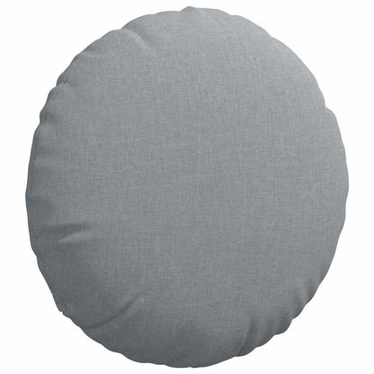 vidaXL Sitzkissen 2 pcs Hellgrau Ø40 x 13 cm Stoff