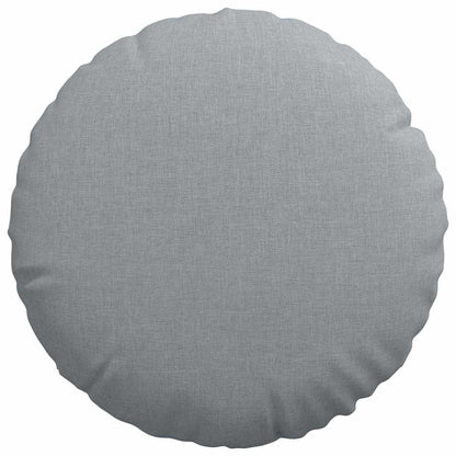 vidaXL Sitzkissen 2 pcs Hellgrau Ø40 x 13 cm Stoff