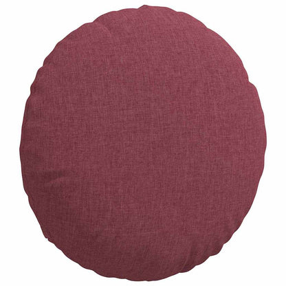 vidaXL Sitzkissen 2 pcs Weinrot Ø40 x 13 cm Stoff