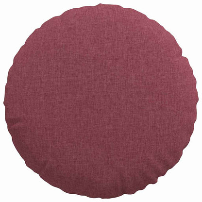 vidaXL Sitzkissen 2 pcs Weinrot Ø40 x 13 cm Stoff