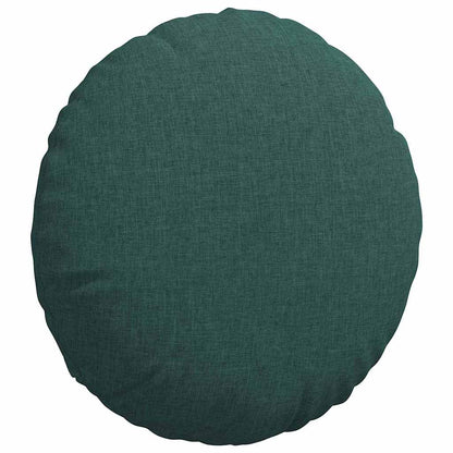 vidaXL Sitzkissen 2 pcs Dunkelgrün Ø40 x 13 cm Stoff