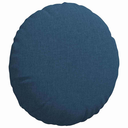 vidaXL Sitzkissen 2 pcs Blau Ø40 x 13 cm Stoff
