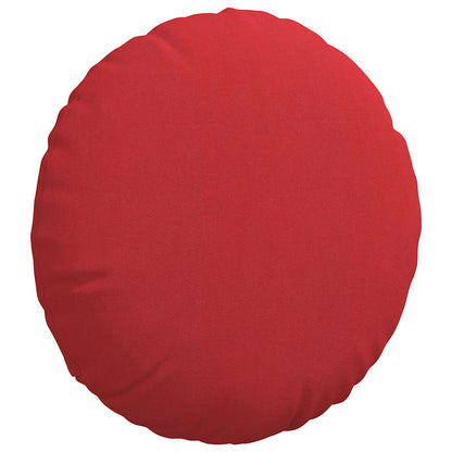 vidaXL Sitzkissen 2 pcs Rot Ø40 x 13 cm Stoff