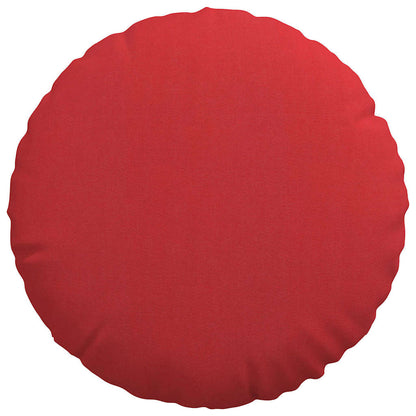 vidaXL Sitzkissen 2 pcs Rot Ø40 x 13 cm Stoff