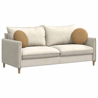 Sitzkissen 2 Stück Braun Ø 40 x 13 cm Samt