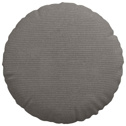 vidaXL Sitzkissen 2 pcs Hellgrau Ø 40 cm Cordstoff