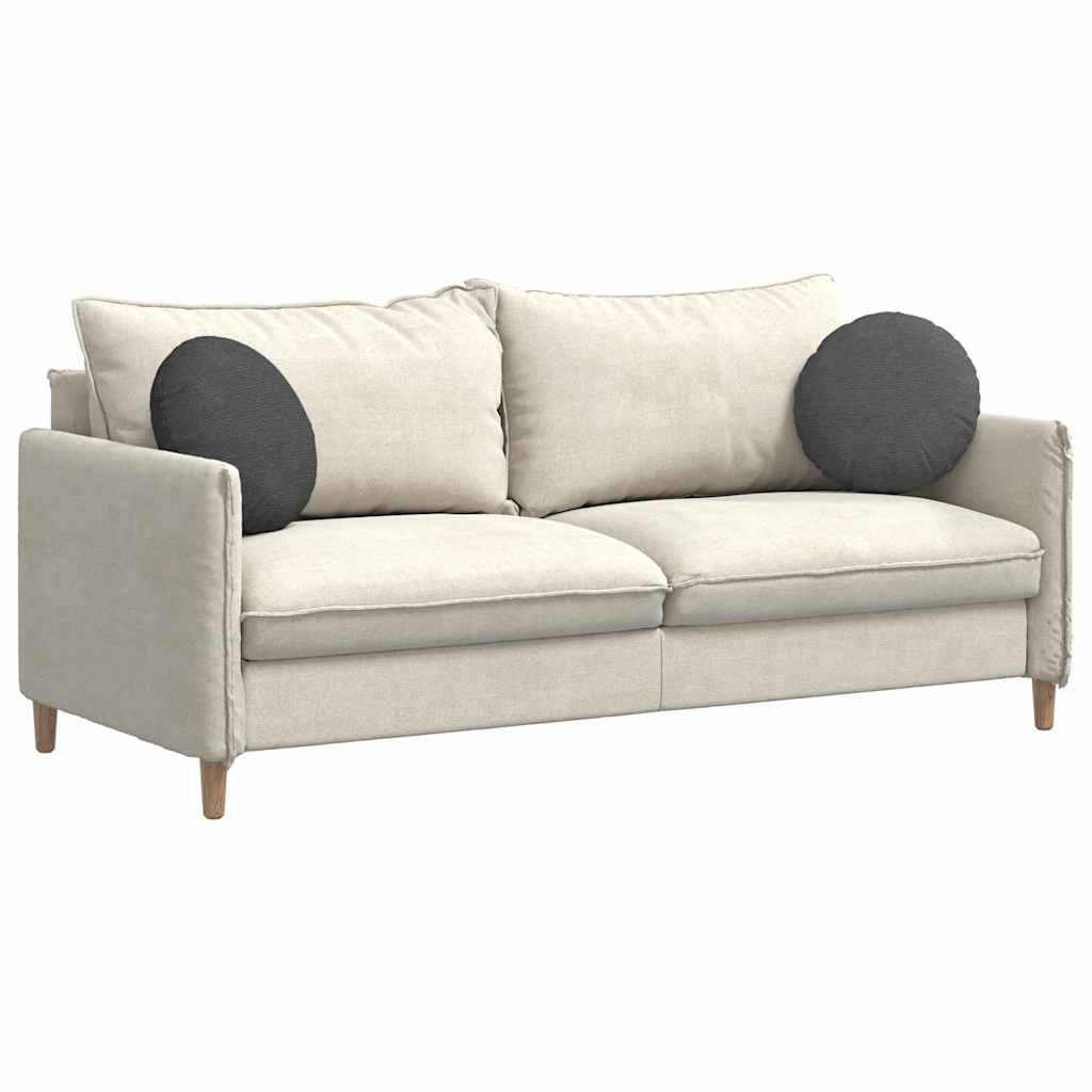 Sitzkissen 2 pcs Dunkelgrau Ø 40 cm Cordstoff