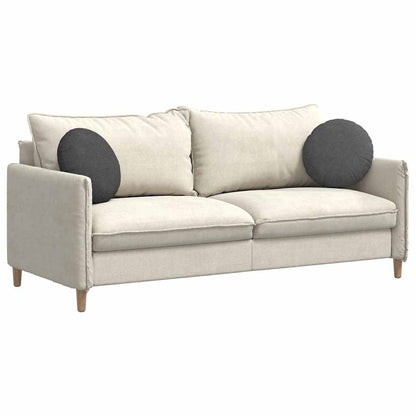 Sitzkissen 2 pcs Dunkelgrau Ø 40 cm Cordstoff