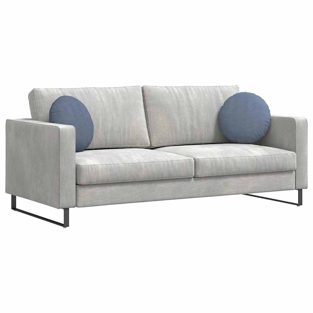 Sitzkissen 2 pcs Blau Ø 40 cm Cordstoff