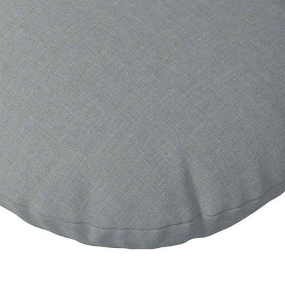 vidaXL Sitzkissen 2 pcs Hellgrau Ø50 x 19 cm Stoff