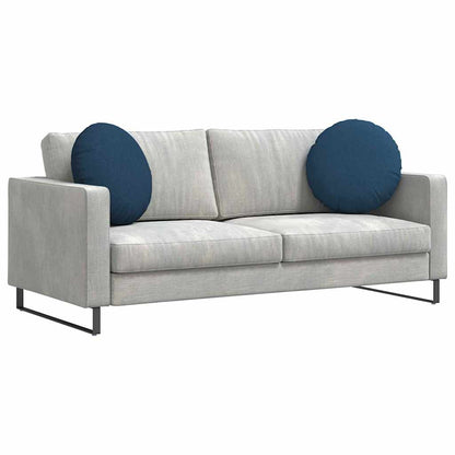 Sitzkissen 2 pcs Blau Ø50 x 19 cm Stoff