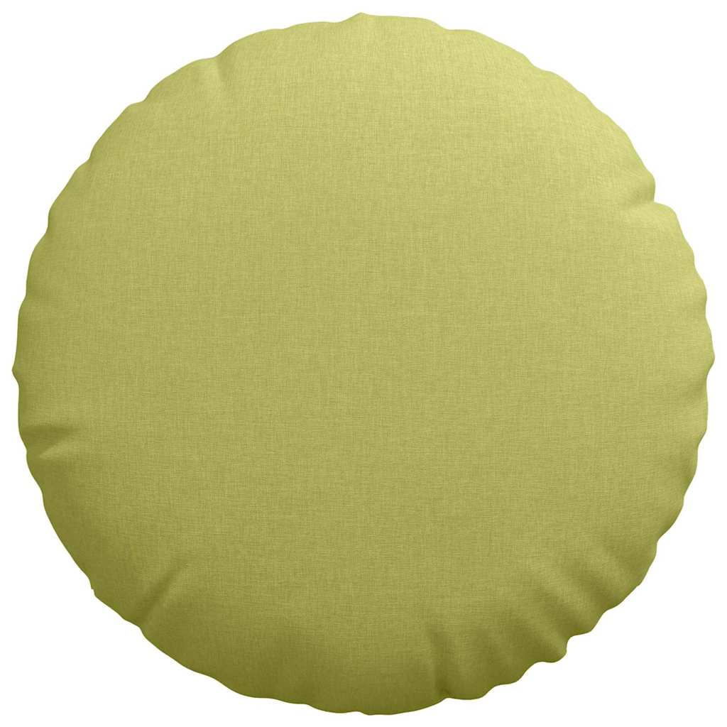 vidaXL Sitzkissen 2 pcs Hellgrün Ø50 x 19 cm Stoff