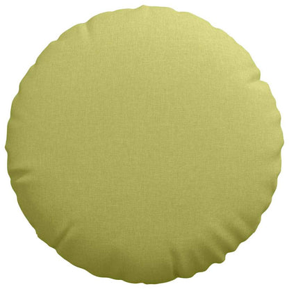 vidaXL Sitzkissen 2 pcs Hellgrün Ø50 x 19 cm Stoff