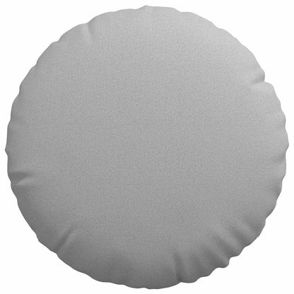 vidaXL Sitzkissen 2 pcs Wolkengrau Ø50 x 19 cm Stoff