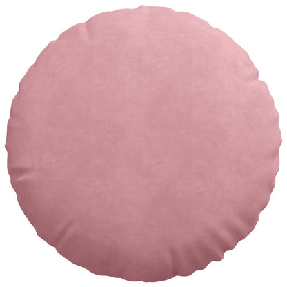vidaXL Sitzkissen 2 Stück Rosa Ø 50 x 19 cm Samt