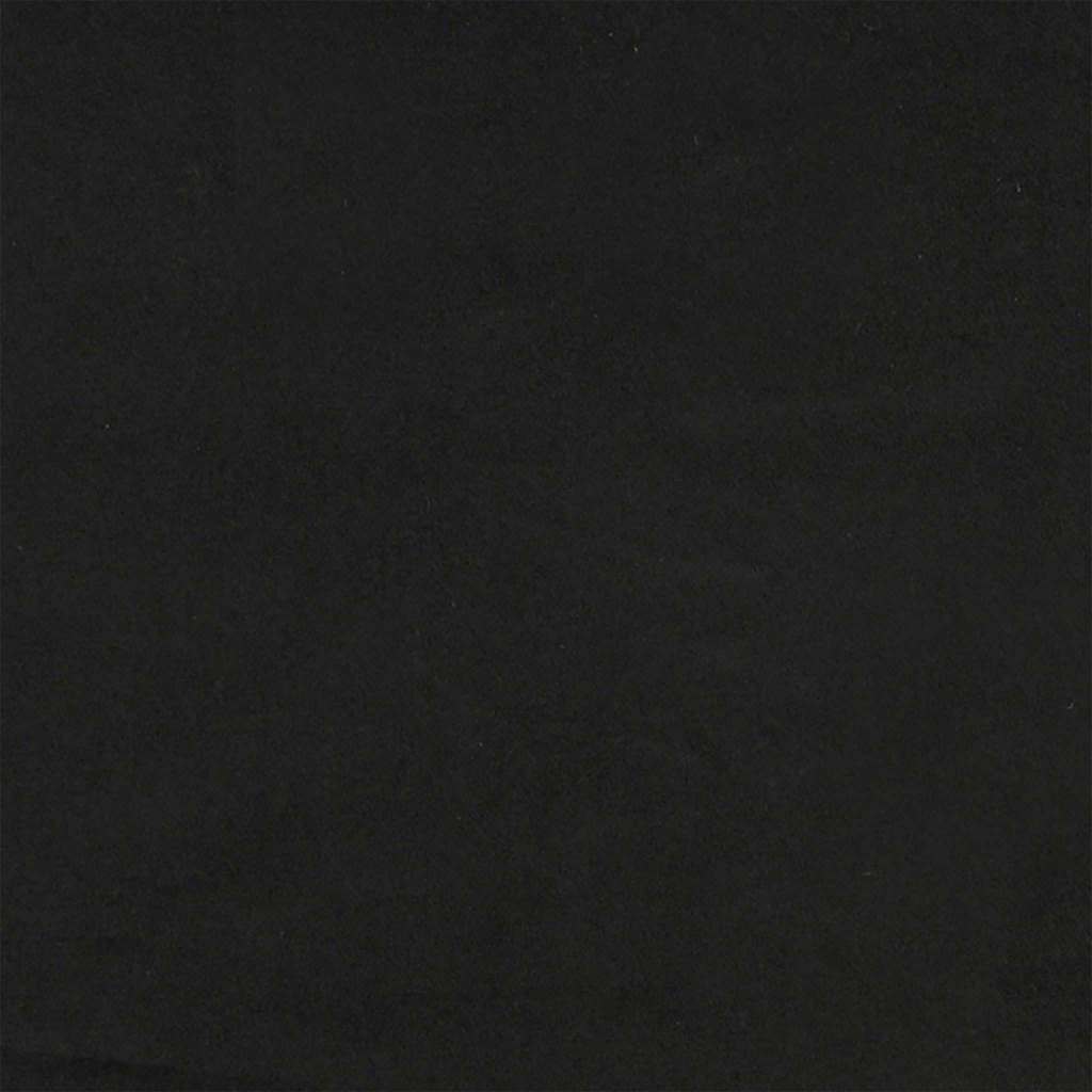 vidaXL Sitzkissen 2 Stück Schwarz Ø 50 x 19 cm Samt