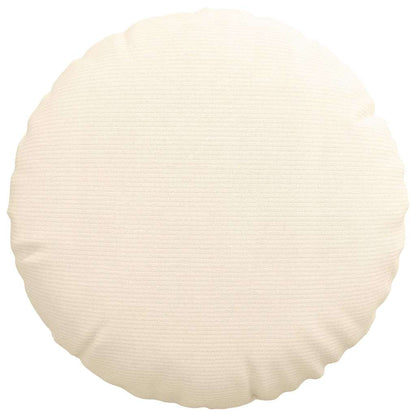 Sitzkissen 2 pcs Creme Ø 50 cm Cordstoff