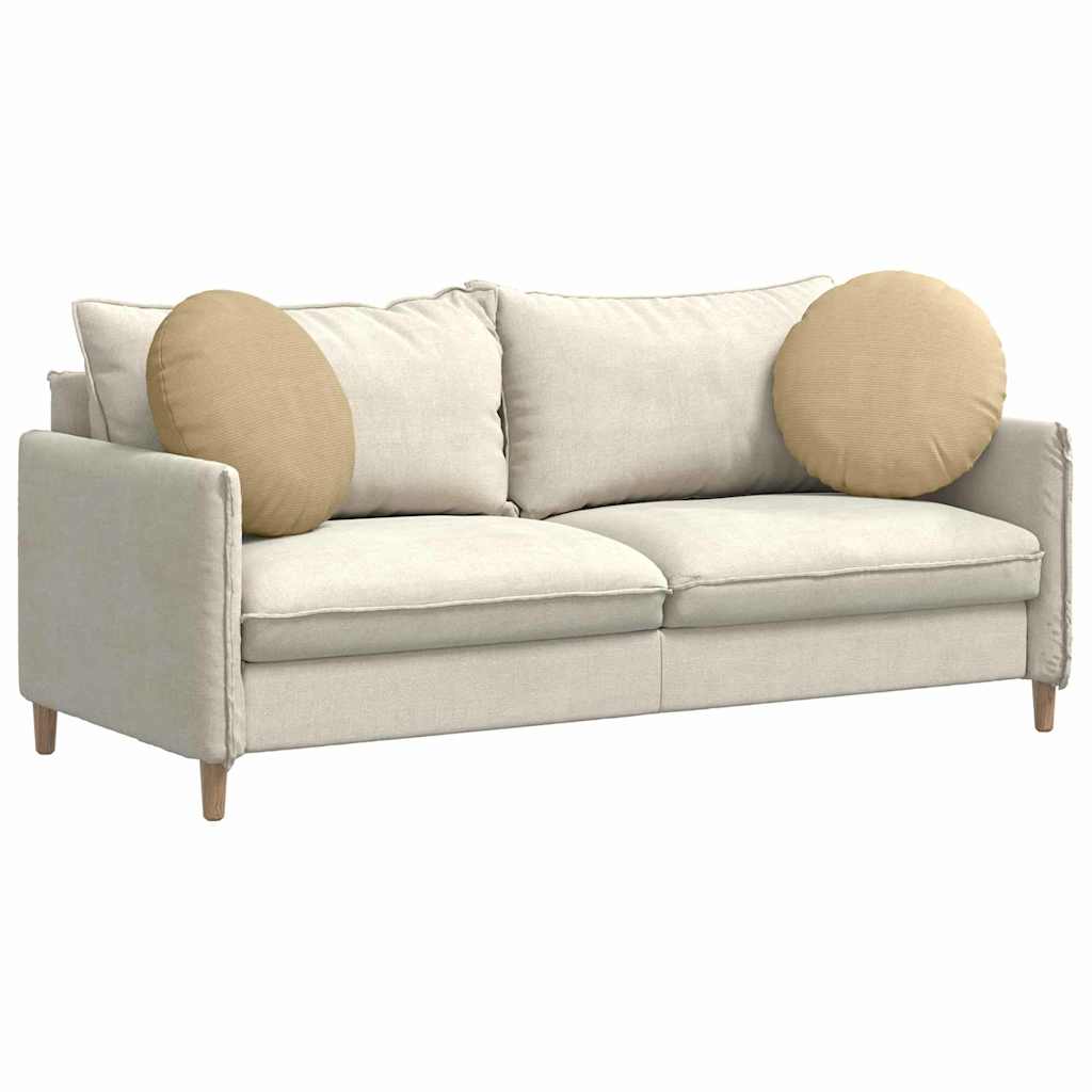 Sitzkissen 2 pcs Grau-Grün Ø 50 cm Cordstoff