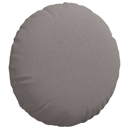 Sitzkissen 2 pcs Taupe Ø60 x 21 cm Stoff