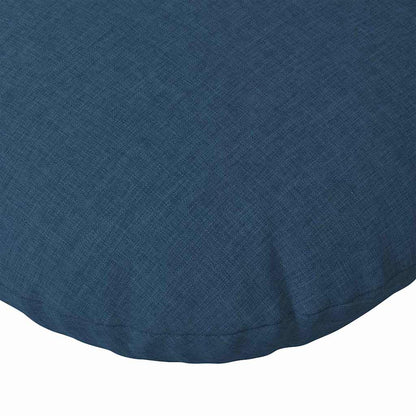 vidaXL Sitzkissen 2 pcs Blau Ø60 x 21 cm Stoff
